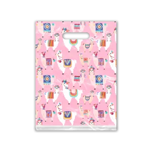 12x15 Llama Designer Poly Plastic Merchandise Bags Premium Printed Bags