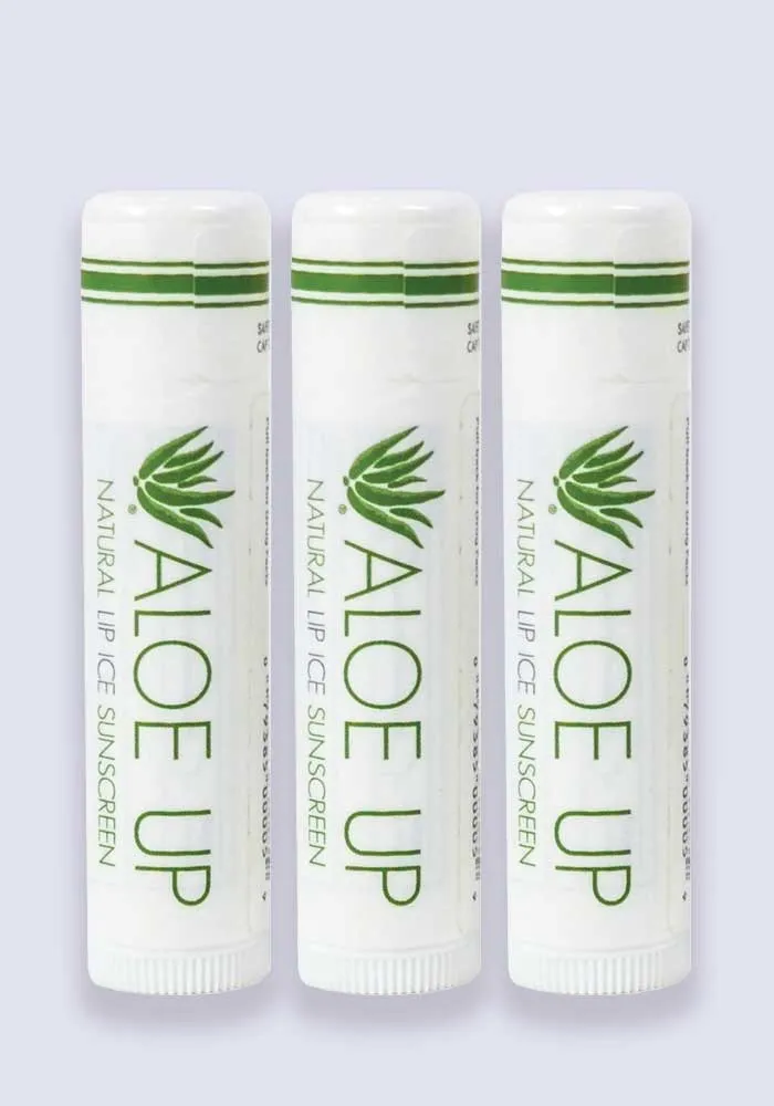 Aloe Up Lip Balm SPF 15 - Natural 4.25g - 3 Pack Saver