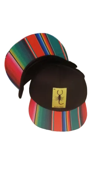 Ame Collective Men's El Alacran Lottery Collect  Snapback Mexican Cap