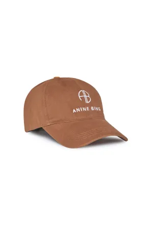 Anine Bing - Jeremy Baseball Cap in Dark Camel