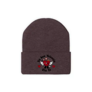 Bad Bunny Valentine's Knit Beanie