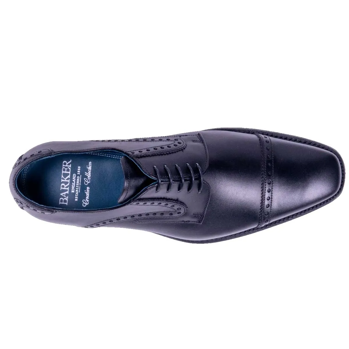 BARKER Stewart Shoes - Mens - Black Calf