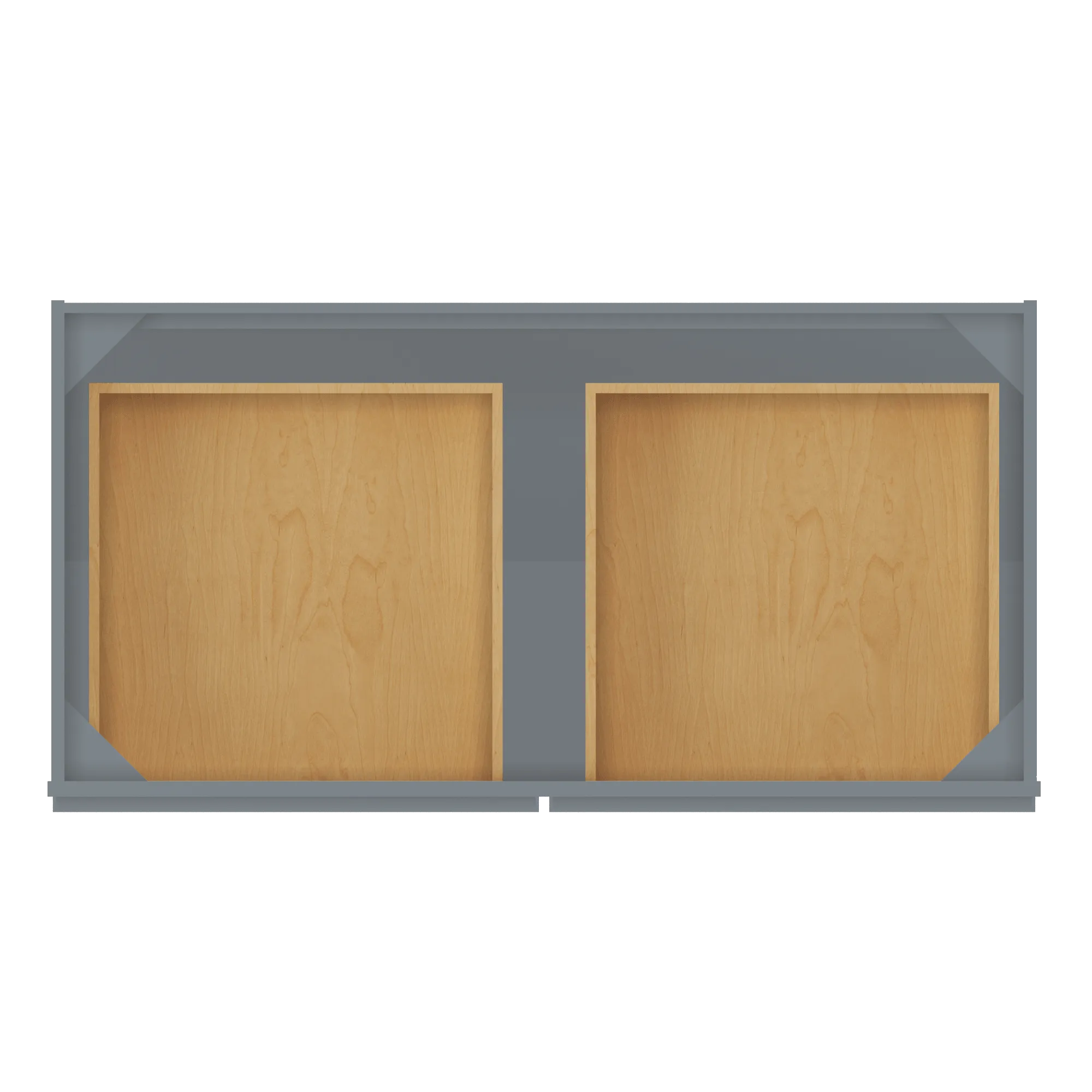 Base Kitchen Cabinet B48 Colonial Gray LessCare 48 in. width 34.5 in. height 24 in. depth