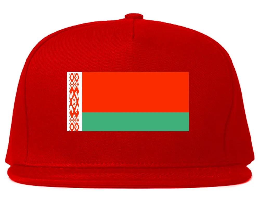 Belarus Flag Country Printed Snapback Hat Cap