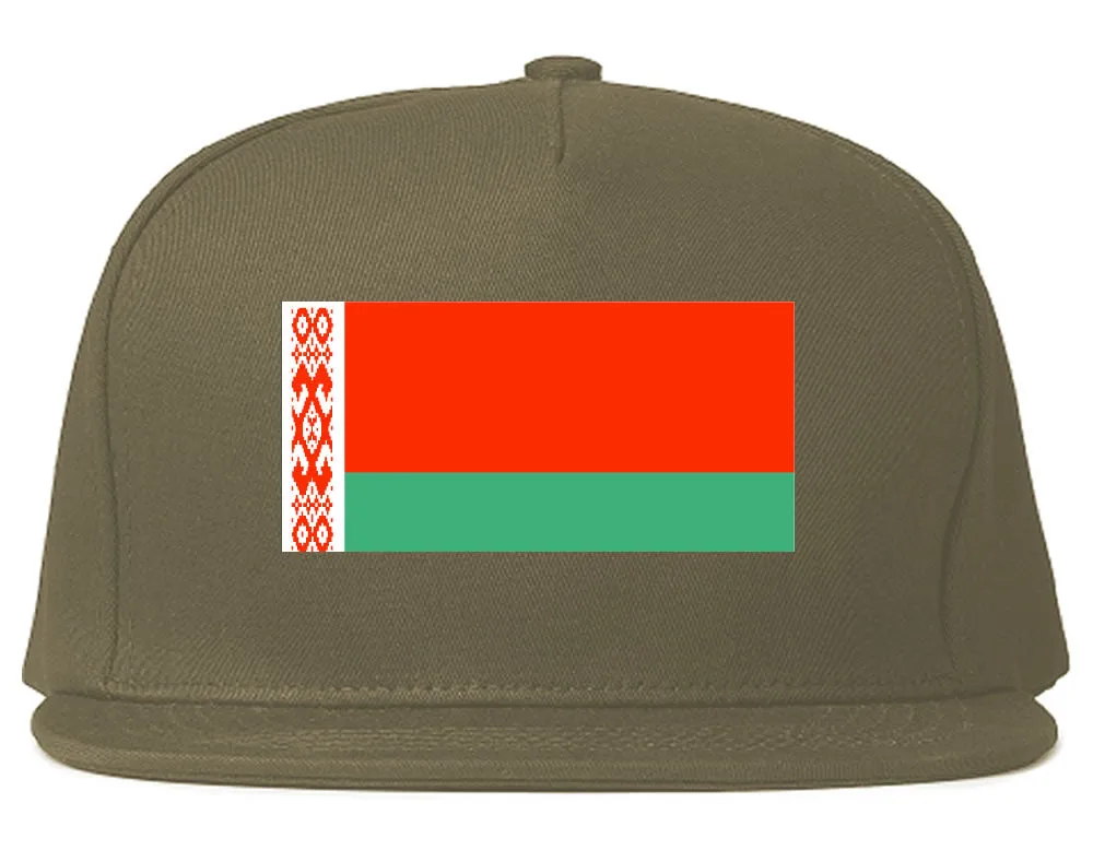 Belarus Flag Country Printed Snapback Hat Cap