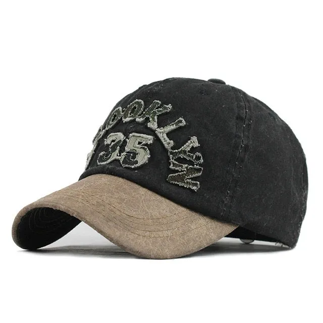 Brooklyn 35 Washed Cotton Snapback Baseball Cap