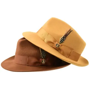 Bruno Capelo Fabio Wool Felt Teardrop Fedora