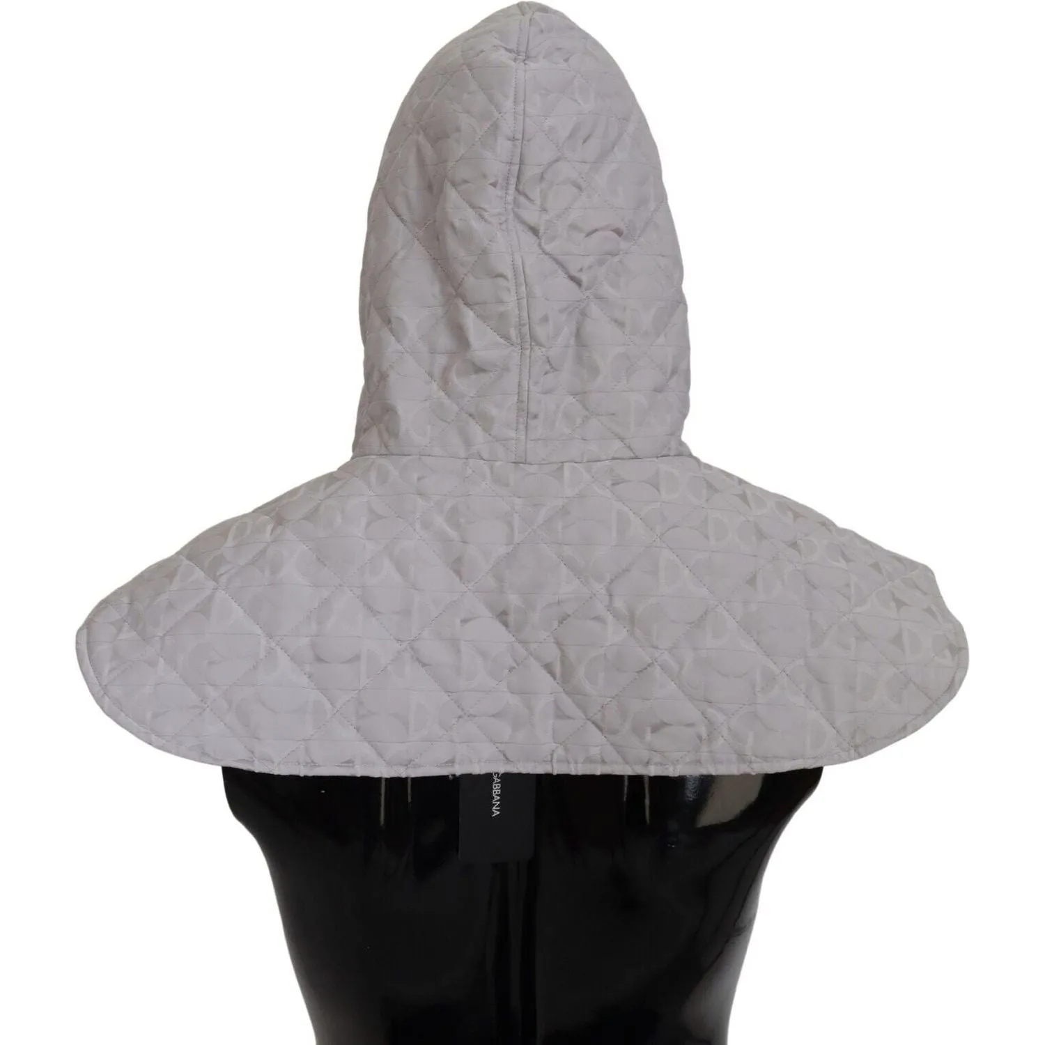 Dolce & Gabbana Elegant White Nylon Whole Head Wrap Hat