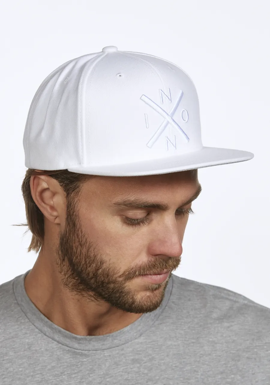 Exchange Snapback Hat - White / Gray