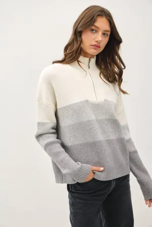 Gabi Quarter Zip Sweater