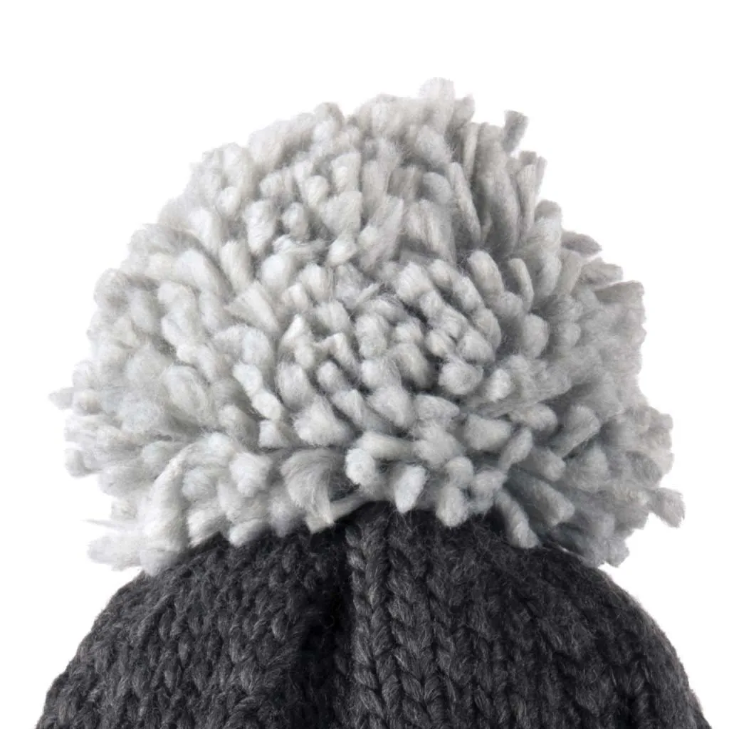 Honeycomb Cable Bobble Hat