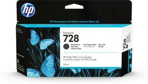 Hp 728 130-Ml Matte Black