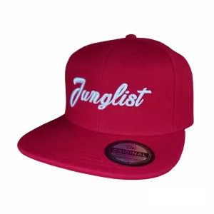 Junglist Script Snapback - Red