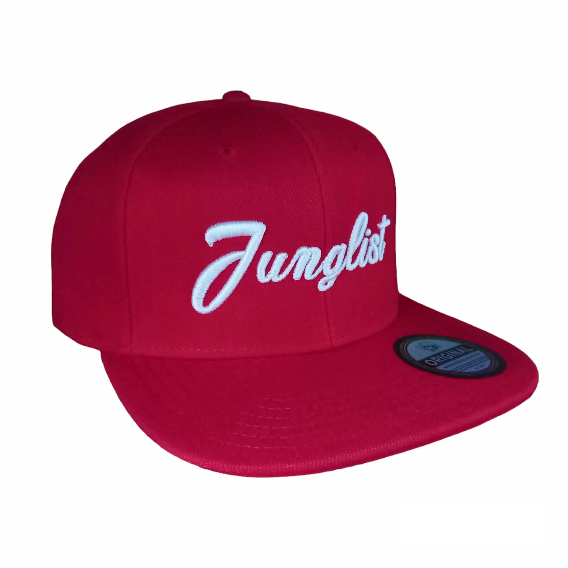 Junglist Script Snapback - Red