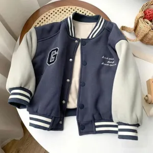 Kids Sports Baseball-styled Jacket