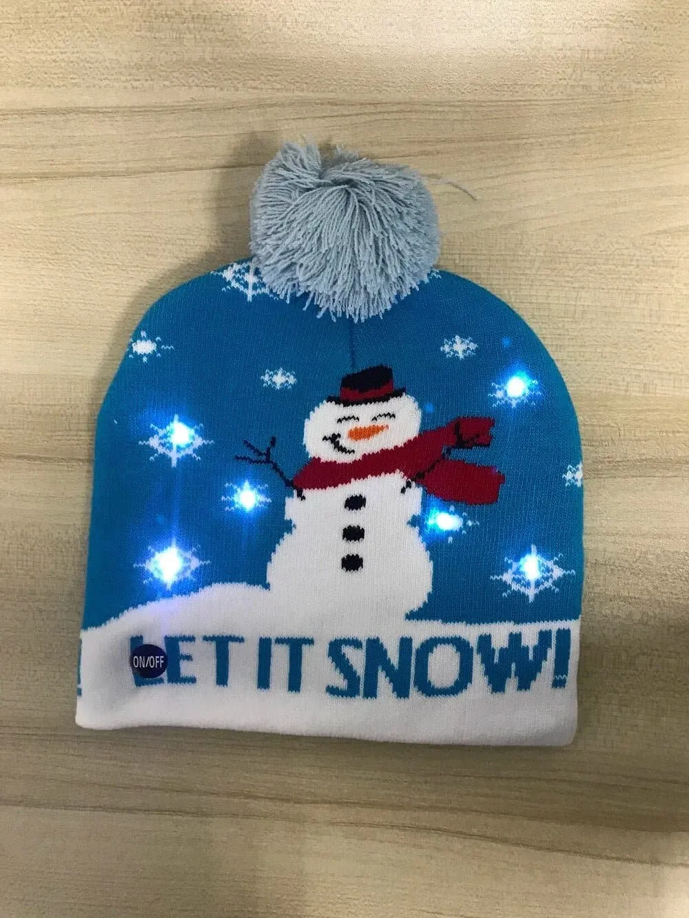 LED Knitted Christmas Hats