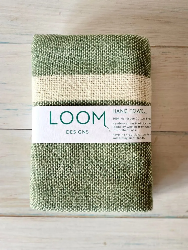 Loom Designs Natural Cotton Hand Towel