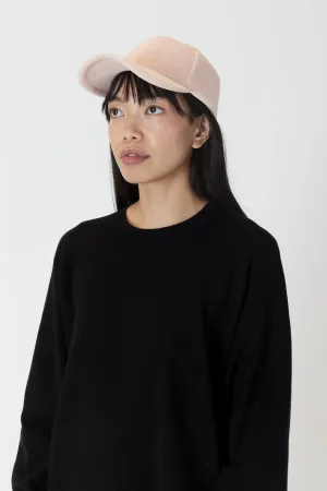 Lyla & Luxe Felt Baseball Cap Pink