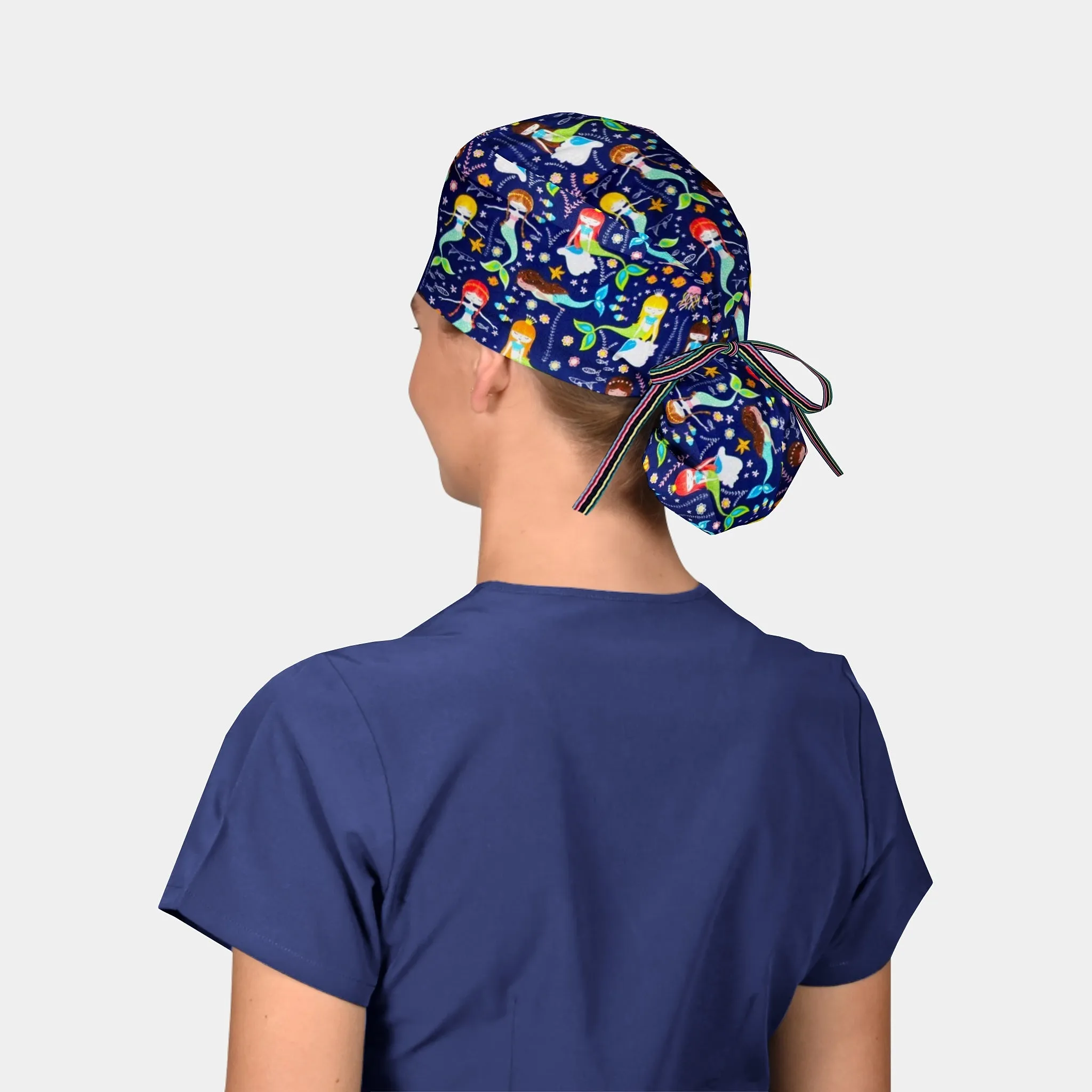 Mermaid Magic - Pony Surgical Scrub Cap