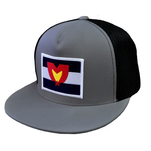 Mile High Patch Snapback (Black & Charcoal)