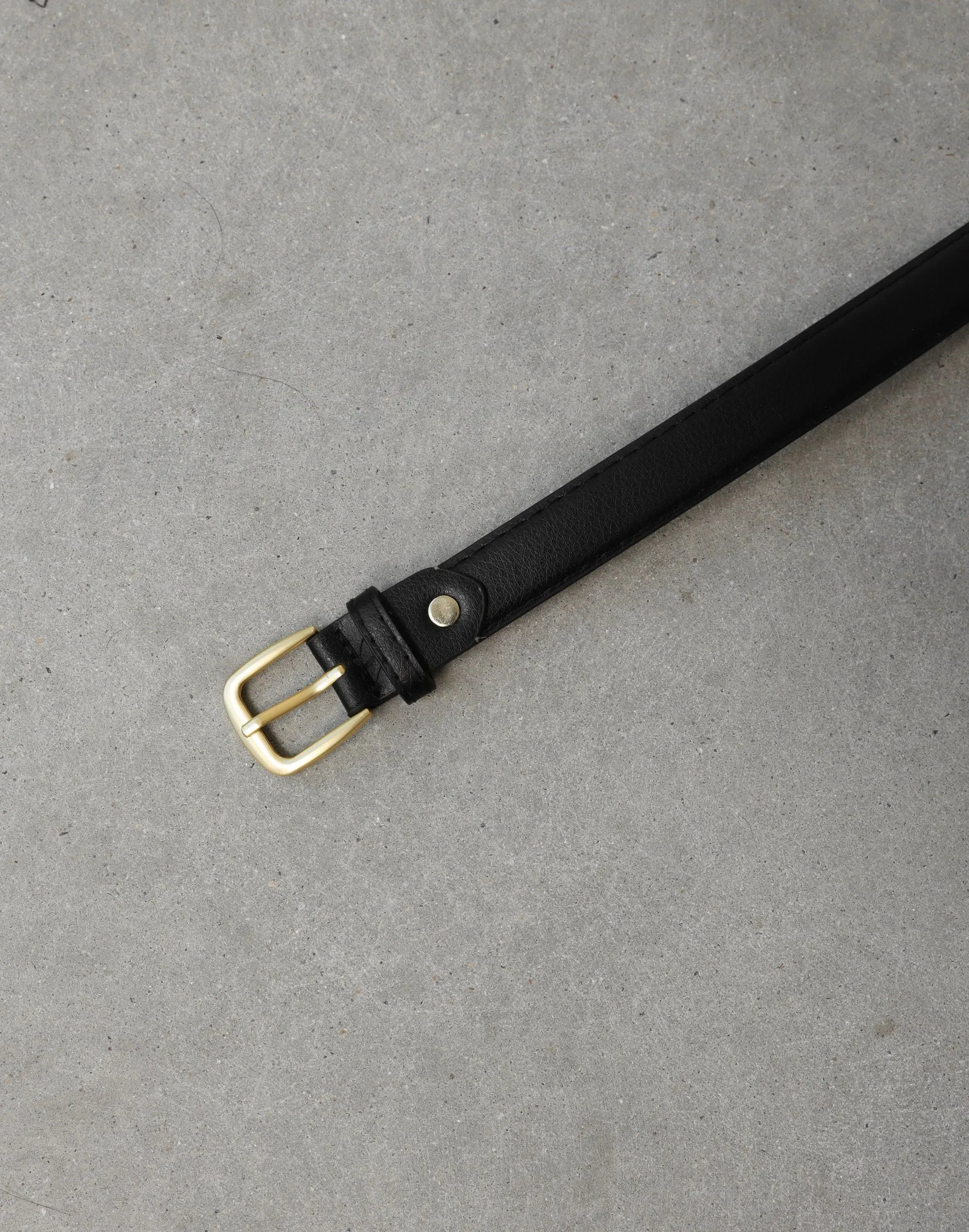 Miriah Belt (Black/Gold)