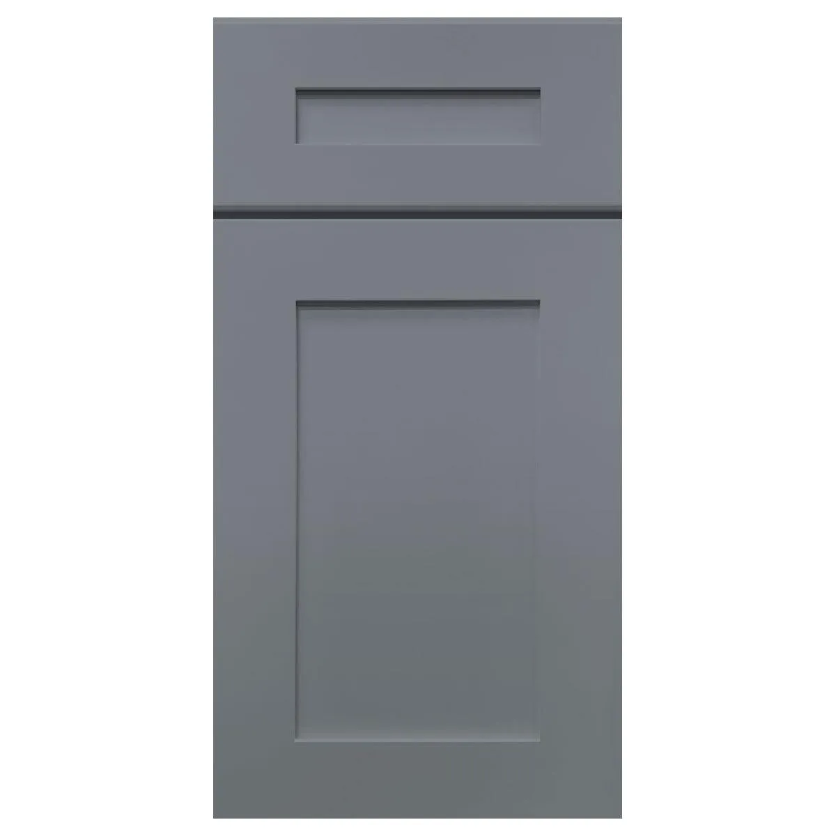 Mullion Door Wall Kitchen Cabinet WMD1530 Colonial Gray LessCare 15 in. width 30 in. height 12 in. depth