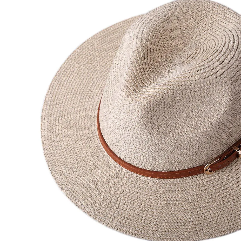 Natural Panama Soft Shaped Straw Hat