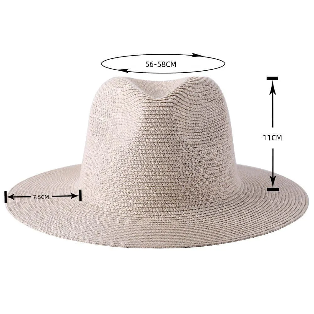 Natural Panama Soft Shaped Straw Hat