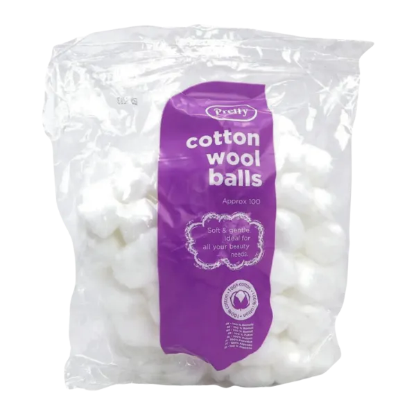 Pretty Cotton Wool Balls 100Pcs