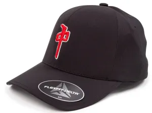 RDS Delta Flexfit OG Puffy Hat, Black Red Grey