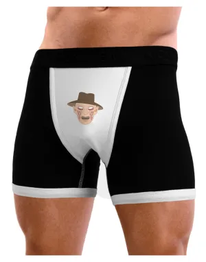 Scary Face With a Hat - Halloween Mens Boxer Brief Underwear