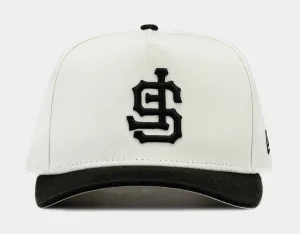 Shoe Palace Exclusive San Francisco Giants Curved 950AF Snapback Mens Hat (Beige/White)