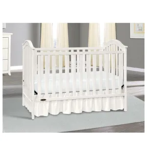 Wooden Adroable Baby Cot | White