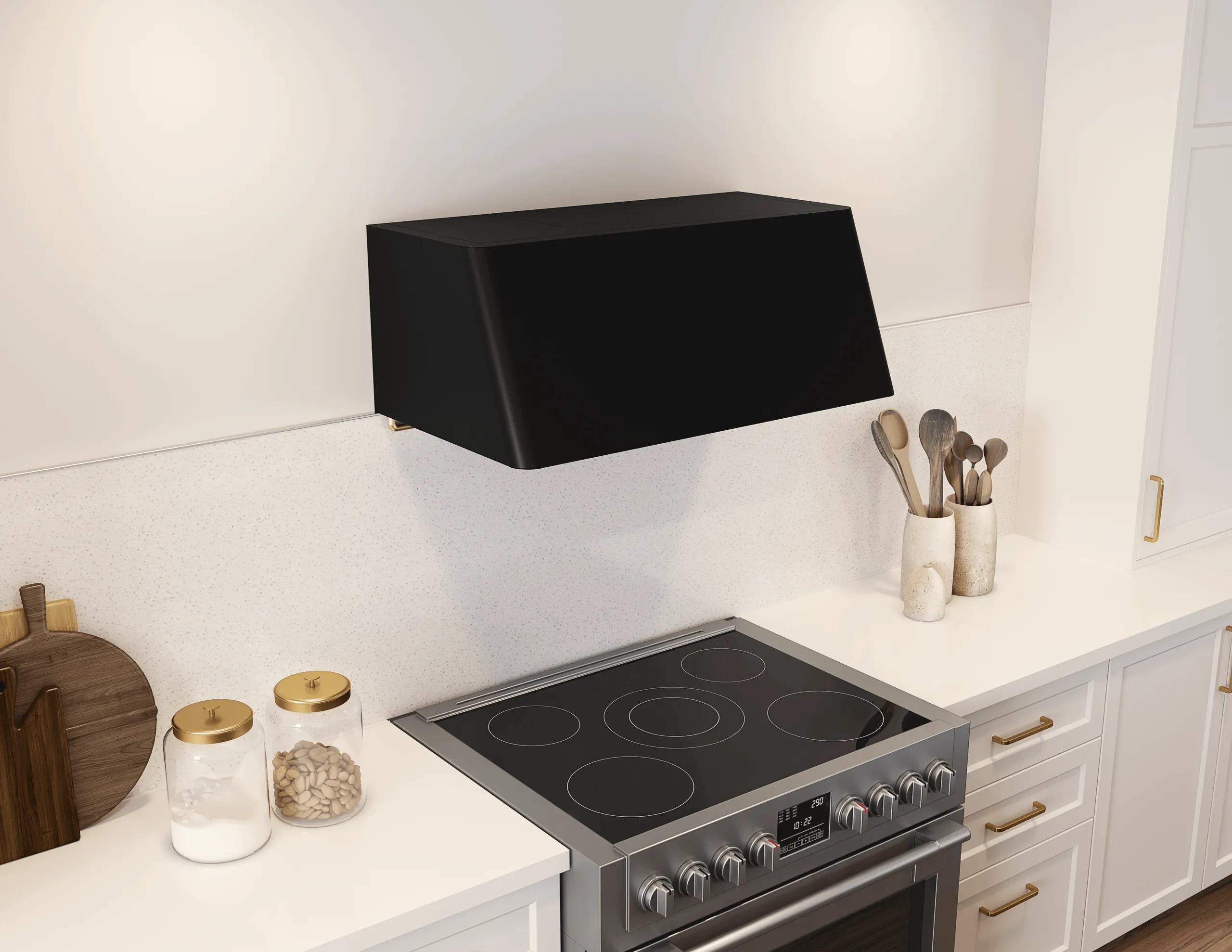 Zephyr DMEM90AMBX Mesa 90cm, Matte Black, BODY ONLY